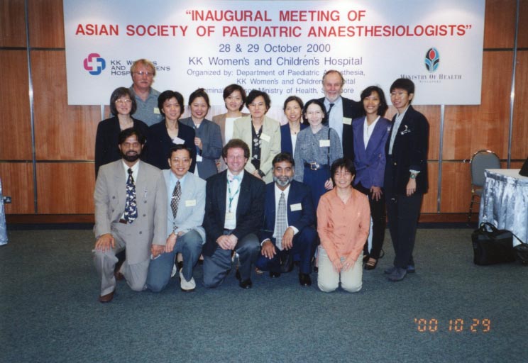 The Inaugural Meeting of the Asian Society of Paediatric Anaesthesiologists (ASPA)